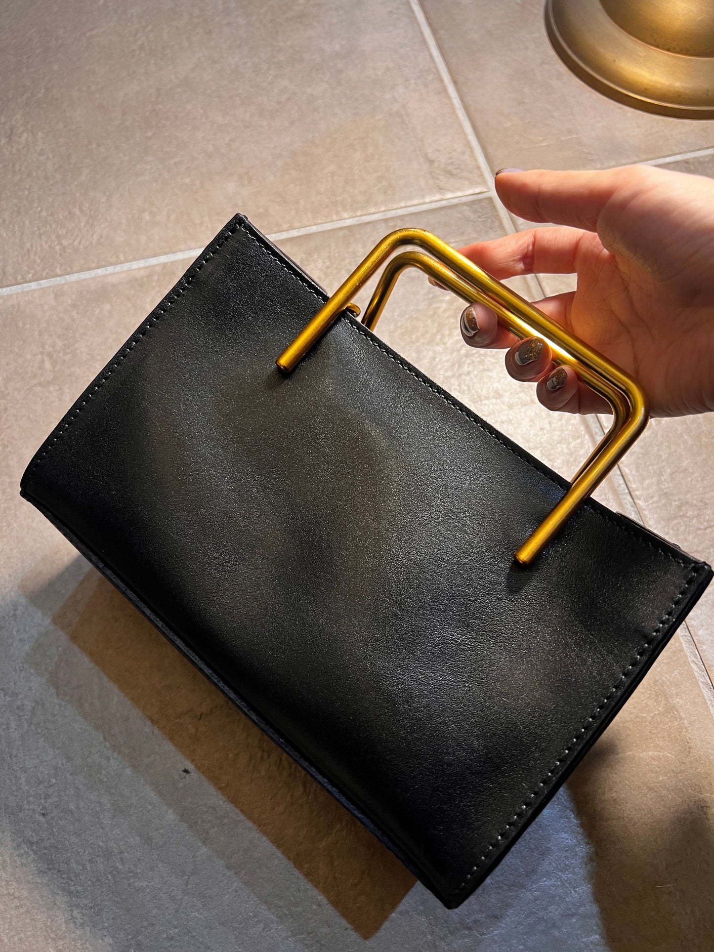 【予約商品】coffeeプレゼント付🎁  Wallet gold handle bag