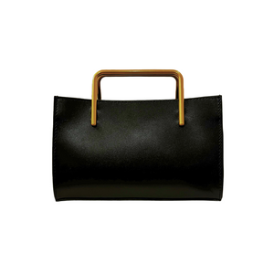 【予約商品｜🎁プレゼント付き】Black｜Wallet gold handle bag
