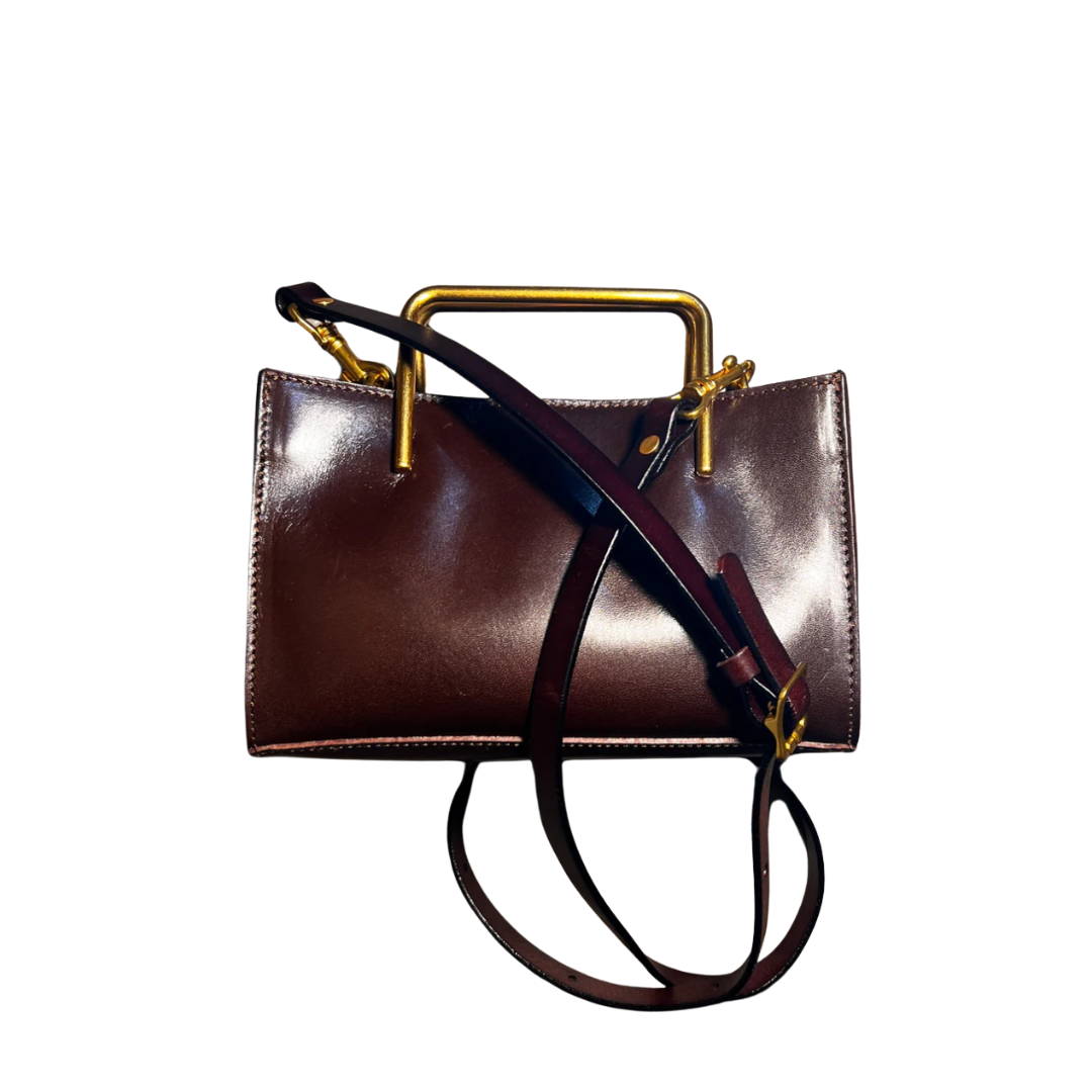 🔔【予約商品】COFFEE｜Wallet gold handle bag