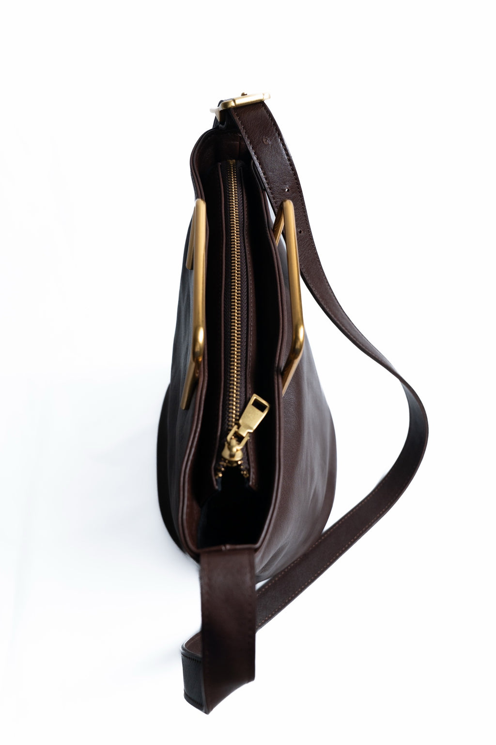 🔔【すぐ届く】medium gold handle bag｜ゴールドハンドルミディアムサイズ