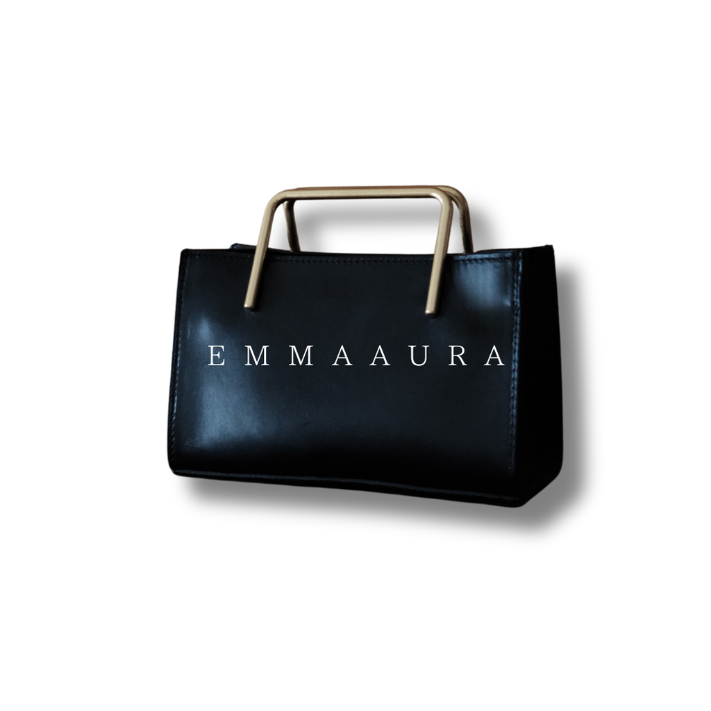 予約商品|🎁プレゼント付き】Black|Wallet gold handle bag – EMMAAURA 予約商品|🎁プレゼント付き】Black|Wallet gold handle bag – EMMAAURA