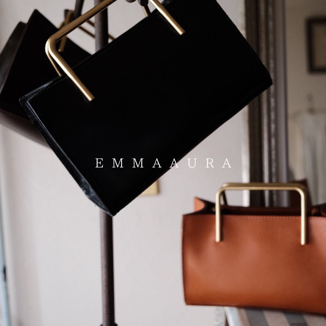 【予約商品｜🎁プレゼント付き】Black｜Wallet gold handle bag