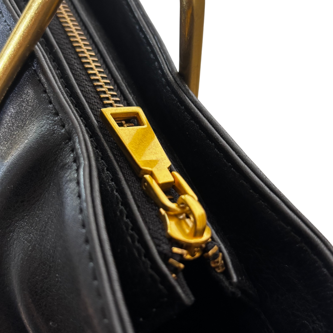 🔔【予約商品｜🎁プレゼント付き】medium gold handle bag｜ゴールドハンドルミディアムサイズ