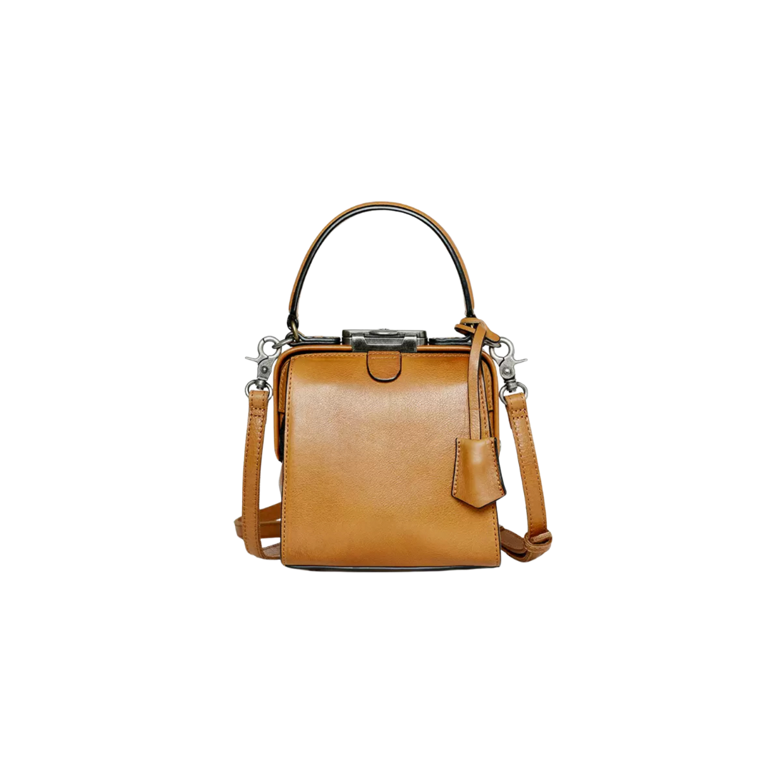🔔復刻color【予約商品｜🎁プレゼント付き】camel｜鍵付き 2WAYダレスバッグ