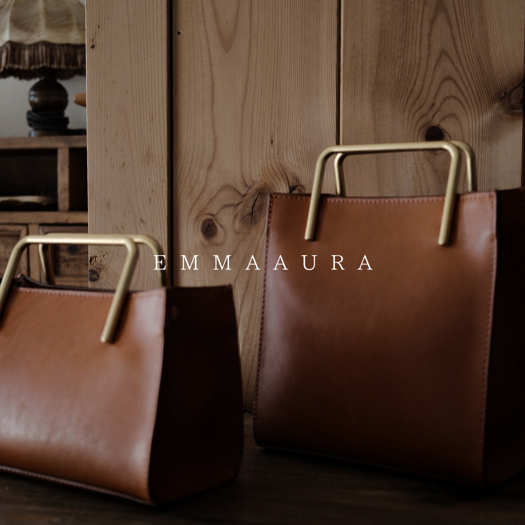🔔NEW Color【予約商品】Camel｜gold handle bag🎁プレゼント付き