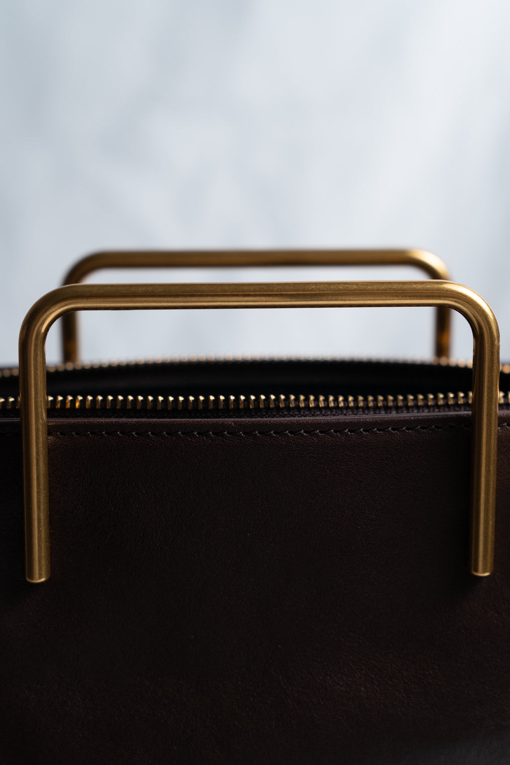🔔【すぐ届く】medium gold handle bag｜ゴールドハンドルミディアムサイズ