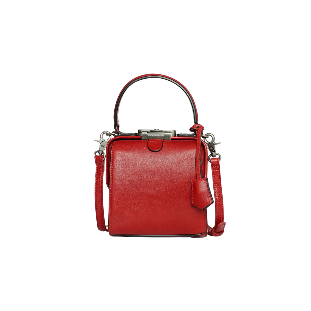 【予約商品｜🎁プレゼント付き】RED｜鍵付き 2WAYダレスバッグ