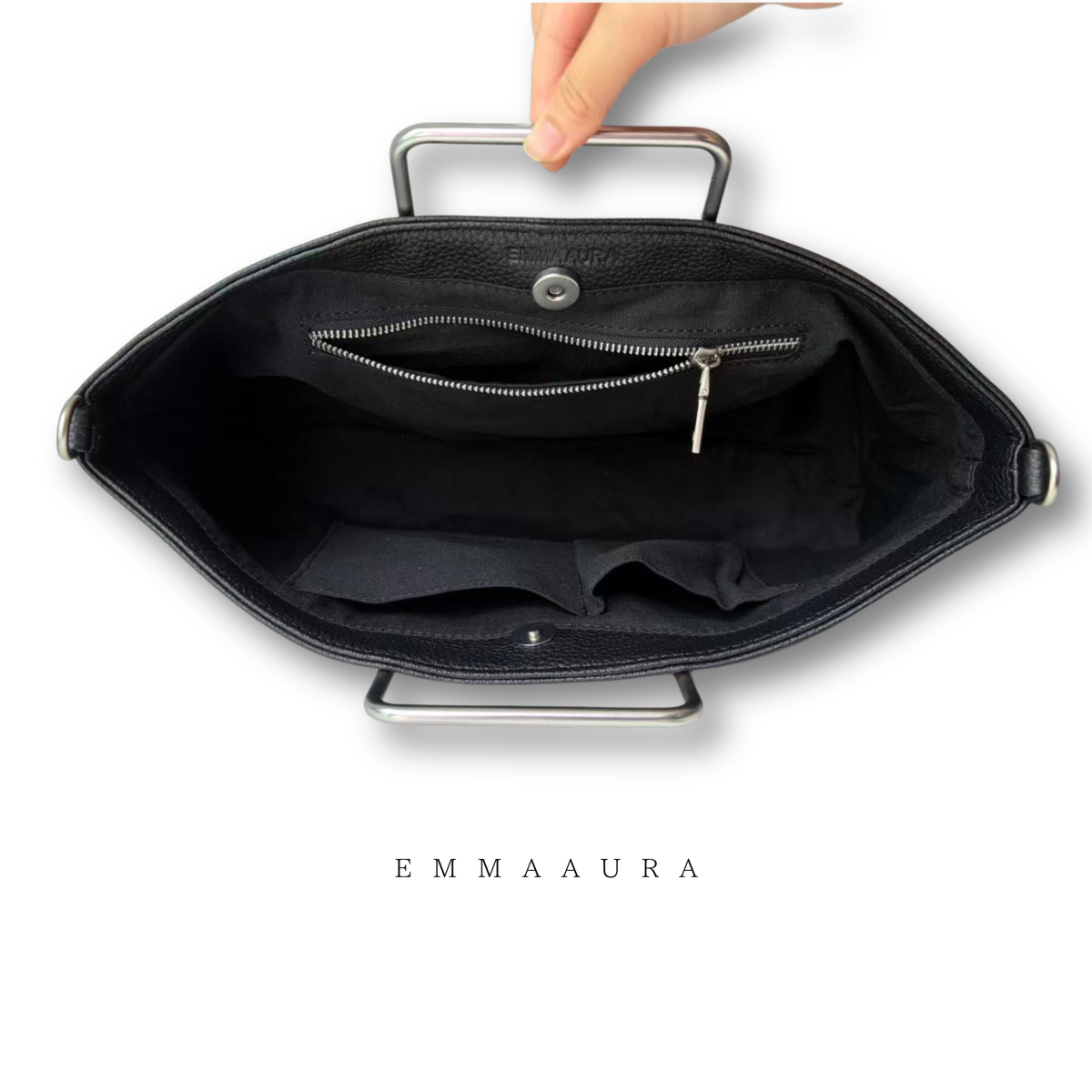 【🔔New】【silver販売スタート予約販売🎁】長〜いバッグ シルバーハンドル