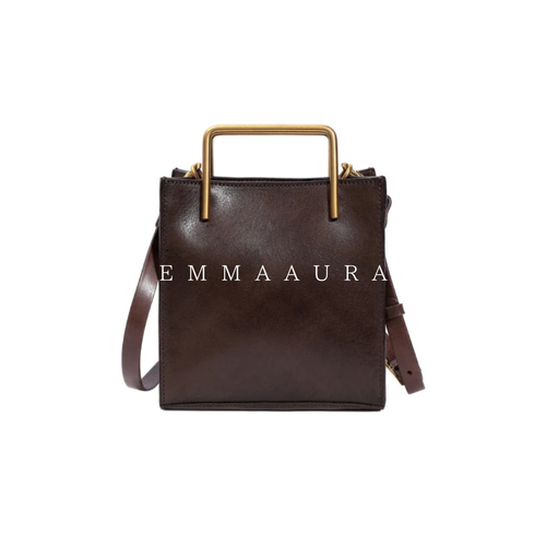 【すぐ届く】Coffee｜gold handle Bag