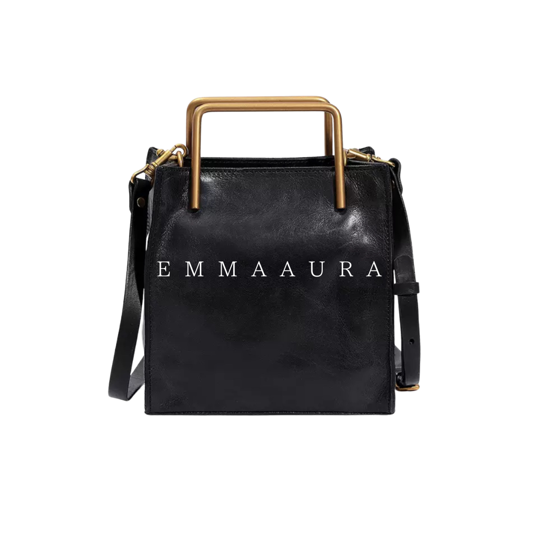 すぐ届く】人気No.1✨ BLACK｜gold handle bag – EMMAAURA