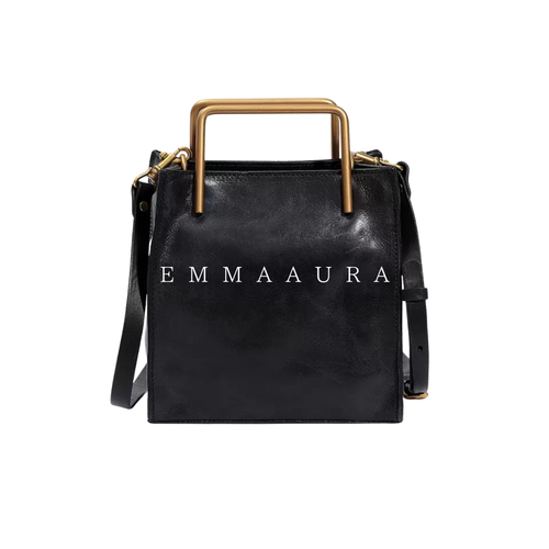 予約商品／🎁プレゼント付き】人気No.1✨ BLACK｜gold handle bag