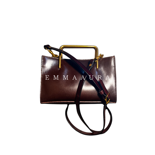 【すぐ届く】COFFEE｜Wallet gold handle bag