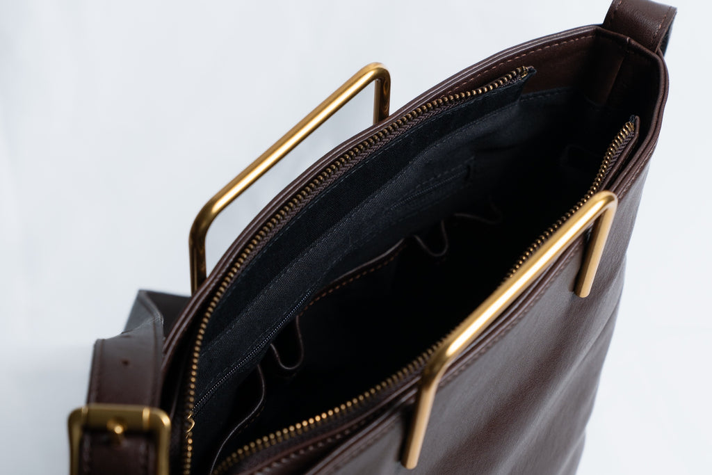 🔔【すぐ届く】medium gold handle bag｜ゴールドハンドルミディアムサイズ