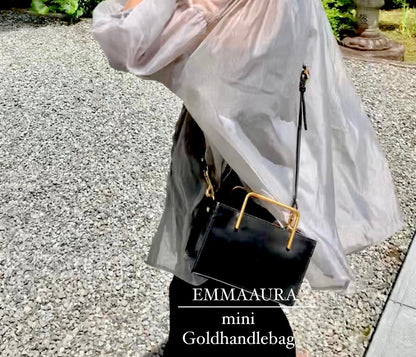 🔔【予約商品】COFFEE｜Wallet gold handle bag