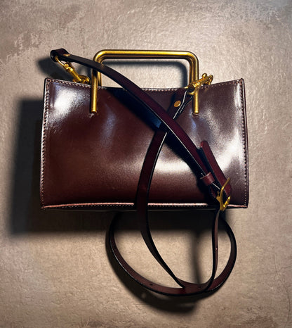 🔔【予約商品】COFFEE｜Wallet gold handle bag