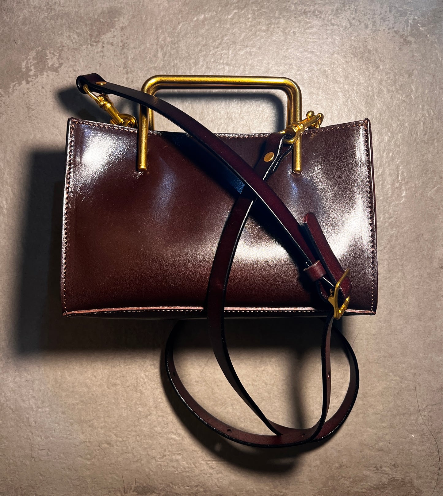 🔔【予約商品】Black｜Wallet gold handle bag