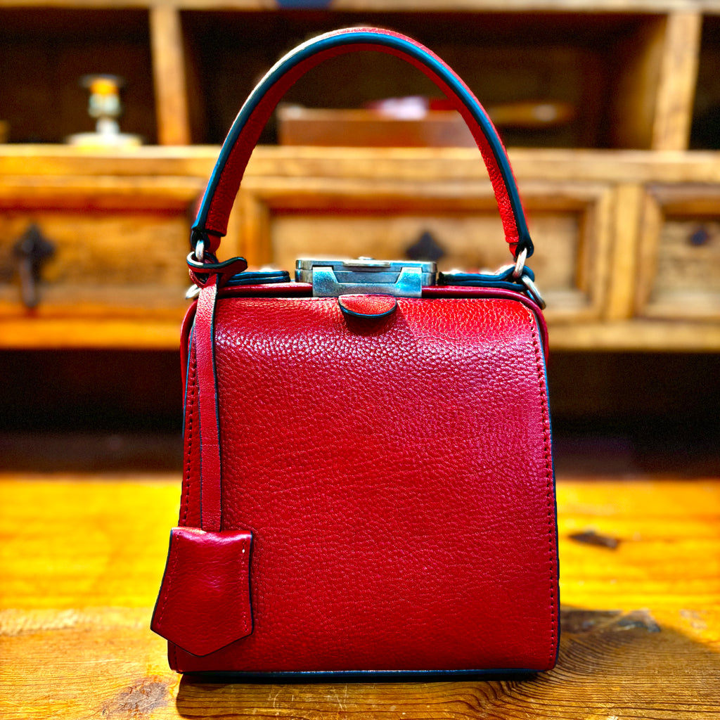 【予約商品｜🎁プレゼント付き】RED｜鍵付き 2WAYダレスバッグ