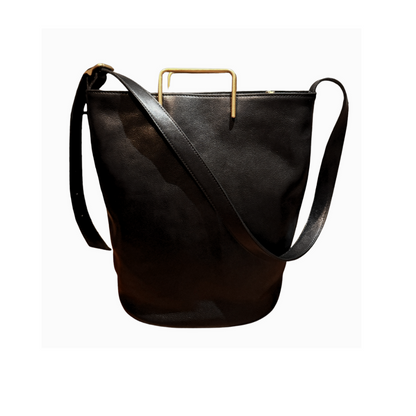 【本革】【予約商品】Large gold handle bag｜ゴールドハンドルラージサイズ